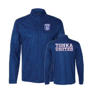 Badger Tonal Blend 1/4 Zip - Royal  Image