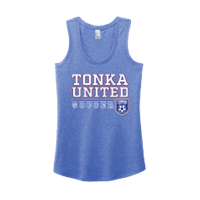 District Women's Perfect Tri Racerback Tank - Royal Frost 