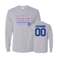 Jerzee Dri-Power Long Sleeve Tee - Athletic Heather