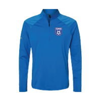 Adidas Men's Shoulder Stripe 1/4 Zip - Glory Blue