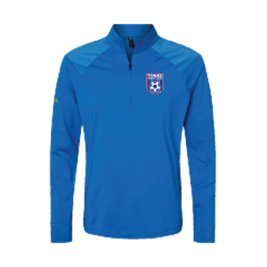 Adidas Men's Shoulder Stripe 1/4 Zip - Glory Blue Image