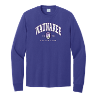 Port & Co Core Cotton Long Sleeve Tee - Purple