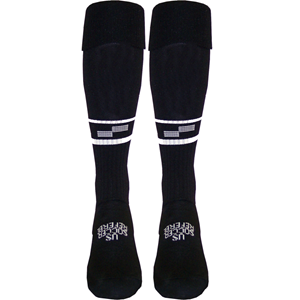 Official Sport USSF Pro Referee Sock, Black Image